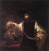 REMBRANDT Harmenszoon van Rijn Aristotle with a Bust of Homer  jh oil painting picture wholesale